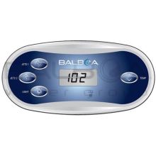 Autocollant clavier de commande V406T, 4 boutons (Jet-Aux-Light-Temp), Clearwate