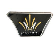 Plaque signalétique Crown pour panneau entourage